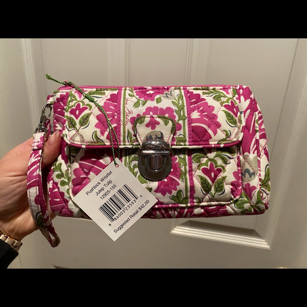 NWT Vera Bradley Pushlock Wrislet & Coin Purse